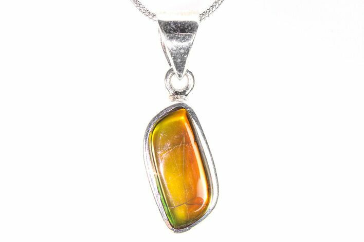 Stunning Ammolite Pendant (Necklace) - Sterling Silver #278389